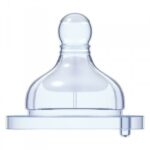 CHICCO LOT DE 2 TETINES SILICONE, 0M+