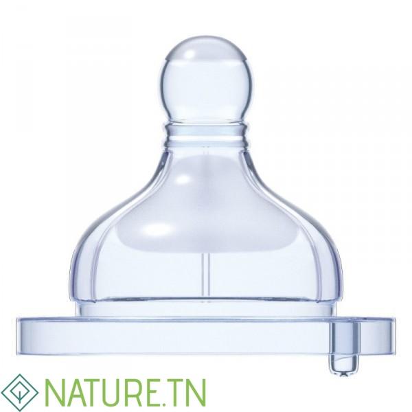 CHICCO LOT DE 2 TETINES SILICONE, 0M+ 3 CHICCO LOT DE 2 TETINES SILICONE, 0M+