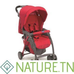 CHICCO POUSSETTE SIMPLICITY AVEC ACCESOIRES – SCARLET