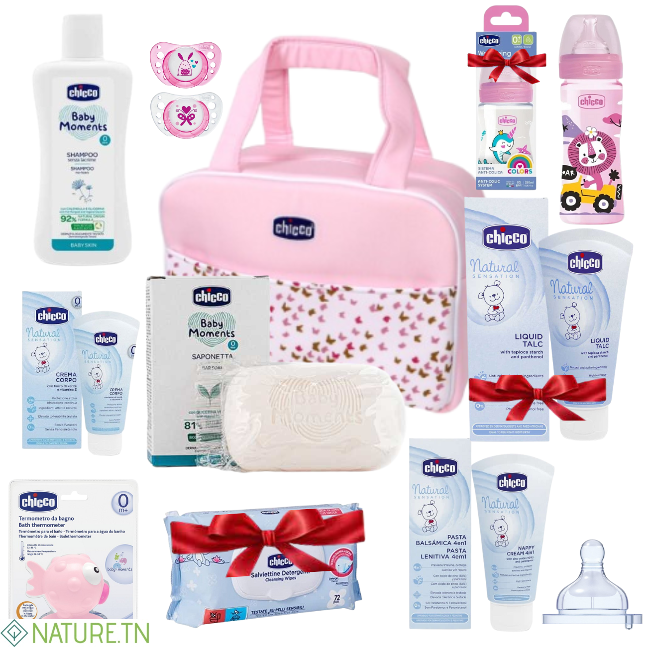 CHICCO SAC MATERNITE FILLE 12 ARTICLES 1 CHICCO SAC MATERNITE FILLE 12 ARTICLES 1