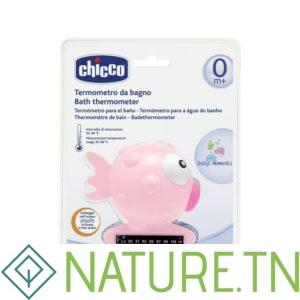 CHICCO THERMOMETRE DE BAIN ROSE FISH
