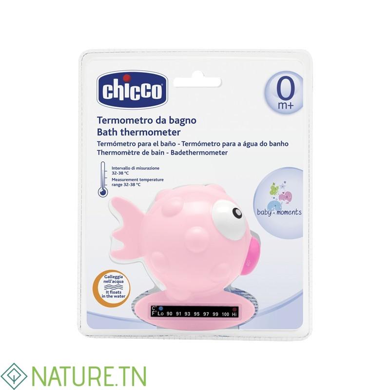 CHICCO THERMOMETRE DE BAIN ROSE FISH 3 CHICCO THERMOMETRE DE BAIN ROSE FISH