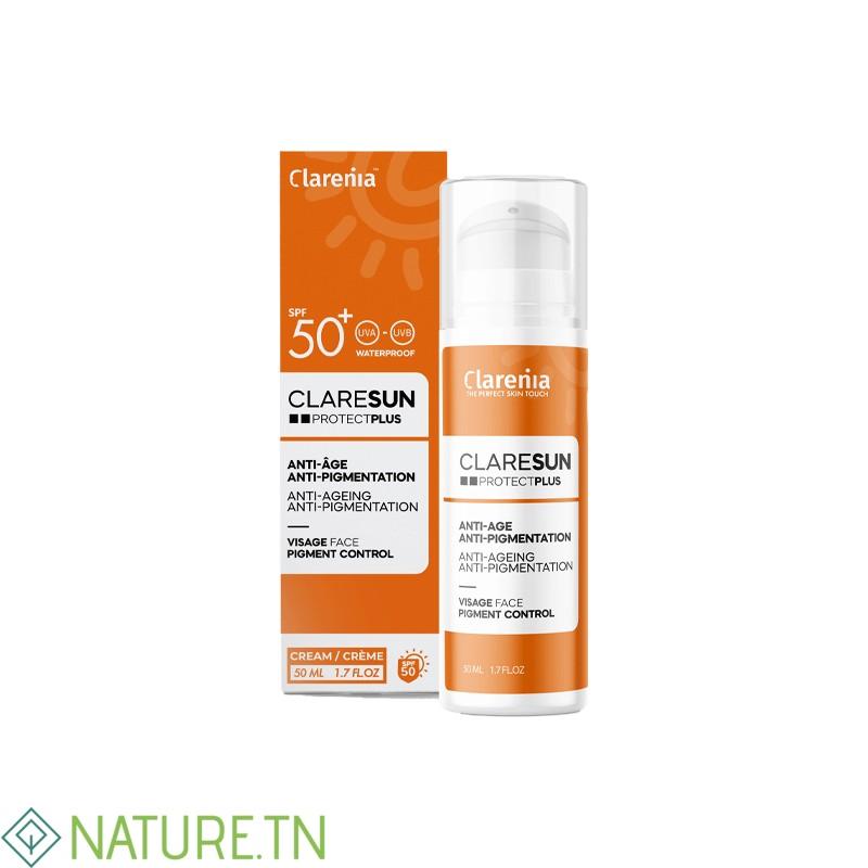 CLARENIA CLARESUN ECRAN ANTI AGE ANTI PIGMENTATION SPF50+ 50ML 2 CLARENIA CLARESUN ECRAN ANTI AGE ANTI PIGMENTATION SPF50+ 50ML 2