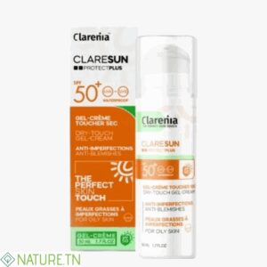 CLARENIA CLARESUN ECRAN GEL CREME TOUCHER SEC SPF50+ 50ML