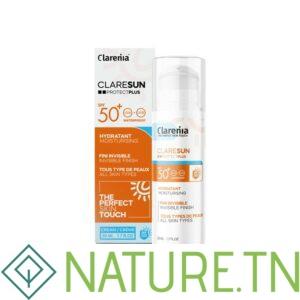 CLARENIA CLARESUN ECRAN HYDRATANT INVISIBLE SPF50+ 50ML