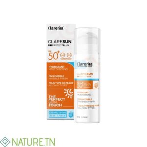 CLARENIA CLARESUN ECRAN HYDRATANT INVISIBLE SPF50+ 50ML