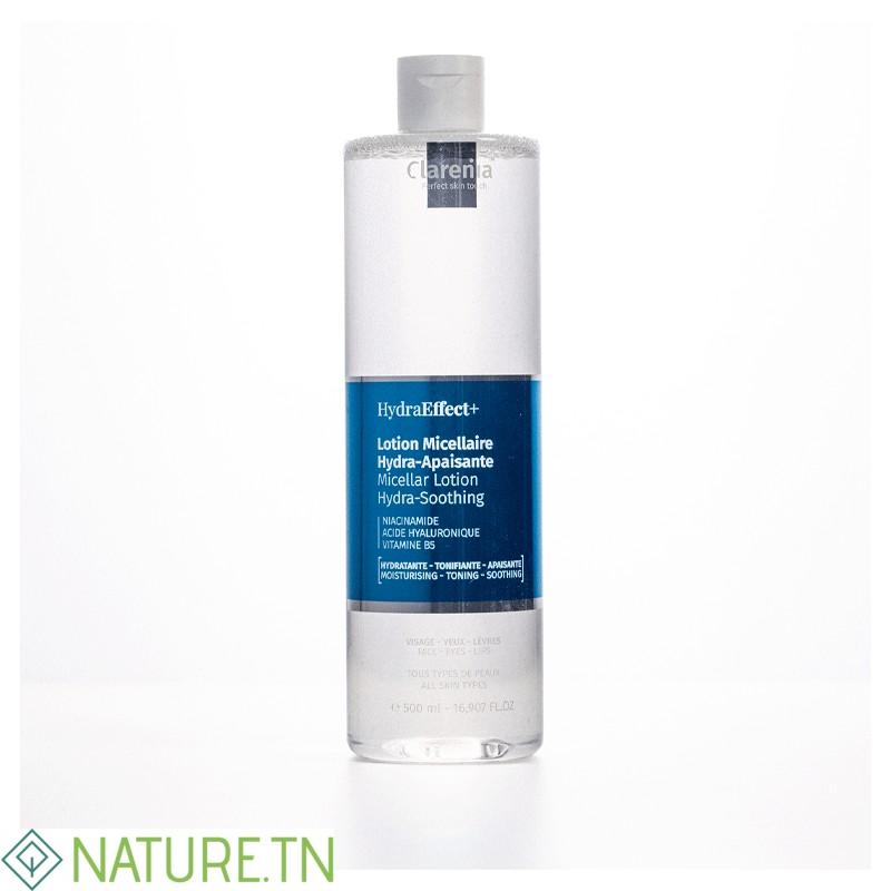 CLARENIA HYDRAEFFECT+ LOTION MICELLAIRE HYDRA APAISANTE 500ML 3 CLARENIA HYDRAEFFECT+ LOTION MICELLAIRE HYDRA APAISANTE 500ML