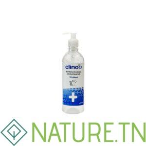 CLINO+ GEL MAINS ALCOOLIQUE 70% ALCOOL 500ML