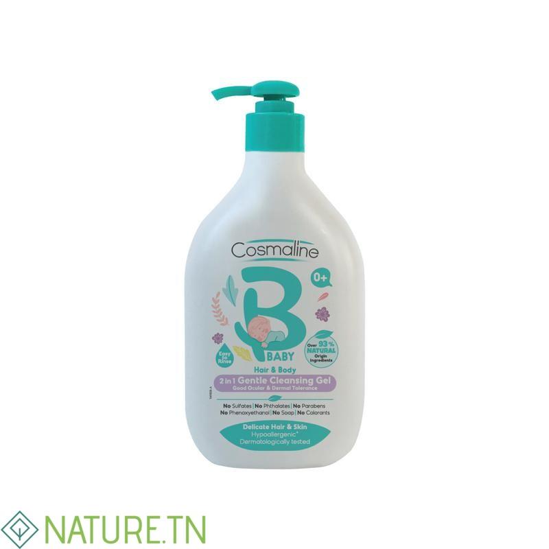 COSMALINE BEBE GEL NETTOYANT 2EN1 CHEVEUX ET CORPS 500ML 3 COSMALINE BEBE GEL NETTOYANT 2EN1 CHEVEUX ET CORPS 500ML