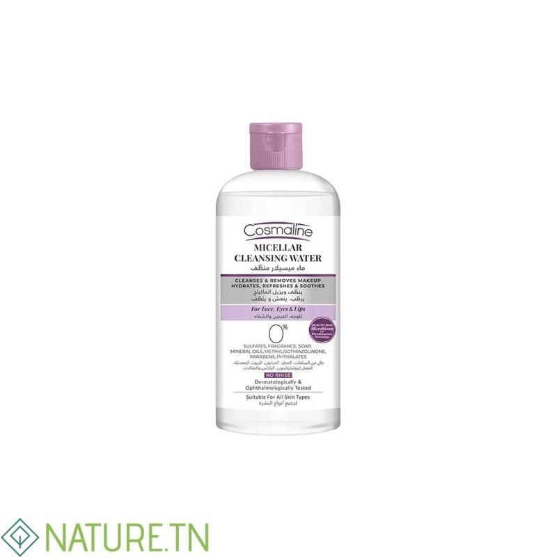 COSMALINE EAU NETTOYANTE MICELLAIRE 475ML 2 COSMALINE EAU NETTOYANTE MICELLAIRE 475ML 2