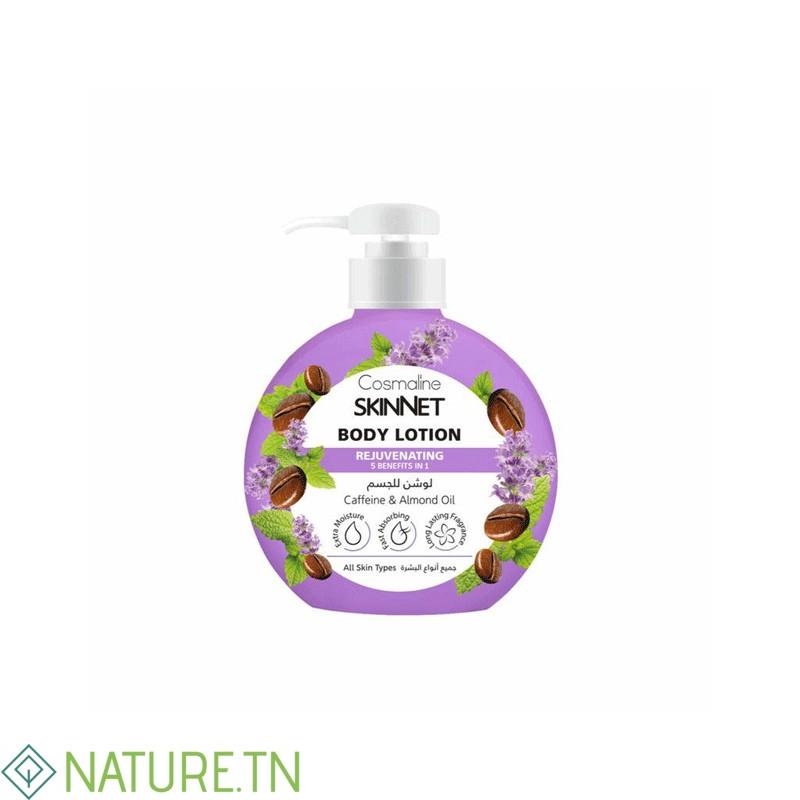 COSMALINE SKINNET LOTION CORPORELLE RAJEUNISSANTE A LA CAFEINE ET A L'HUILE D'AMANDE 400ML 2 COSMALINE SKINNET LOTION CORPORELLE RAJEUNISSANTE A LA CAFEINE ET A L'HUILE D'AMANDE 400ML 2