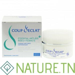 COUP D’ECLAT ESSENTIAL ANTI AGE RIDES+FERMETE JOUR NUIT 50ML