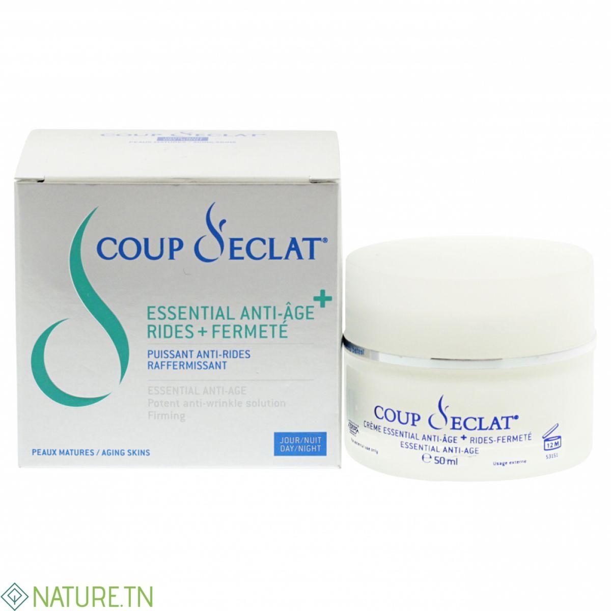 COUP D'ECLAT ESSENTIAL ANTI AGE RIDES+FERMETE JOUR NUIT 50ML 1 COUP D'ECLAT ESSENTIAL ANTI AGE RIDES+FERMETE JOUR NUIT 50ML 1