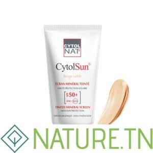 CYTOL CYTOLNAT CYTOLSUN ECRAN SPF50+ TEINTE BEIGE SABLE