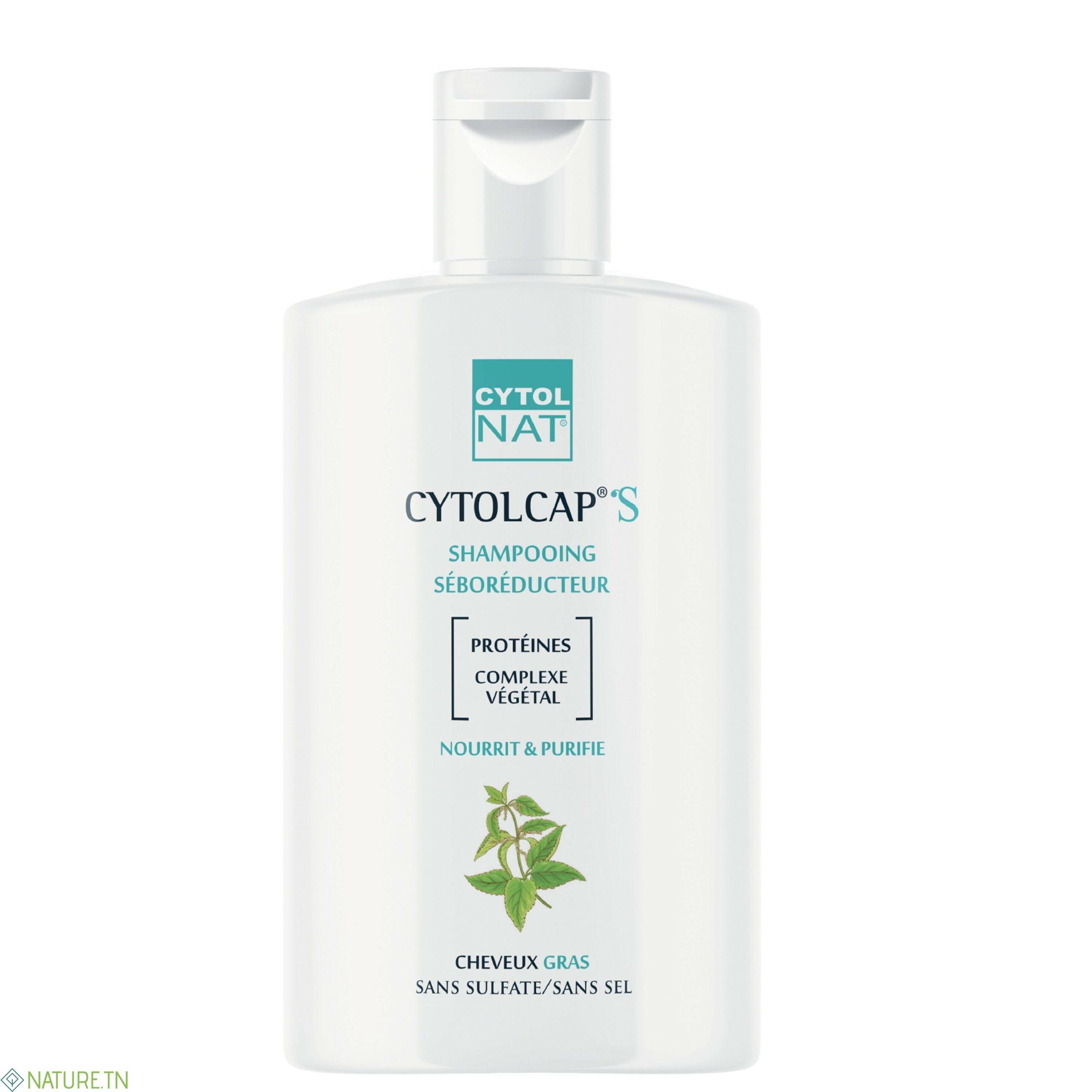 CYTOLNAT CYTOLCAP S SHAMPOOING SEBOREDUCTEUR CHEVEUX GRAS 200ML 3 CYTOLNAT CYTOLCAP S SHAMPOOING SEBOREDUCTEUR CHEVEUX GRAS 200ML