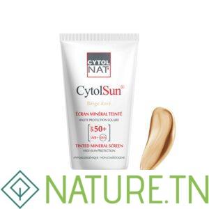 CYTOLNAT CYTOLSUN ECRAN SPF50+ TEINTE BEIGE DORE