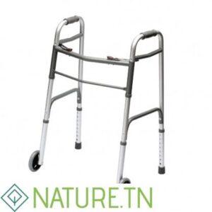 DEAMBULATEUR FIXE A ROUES POUR ADULTE