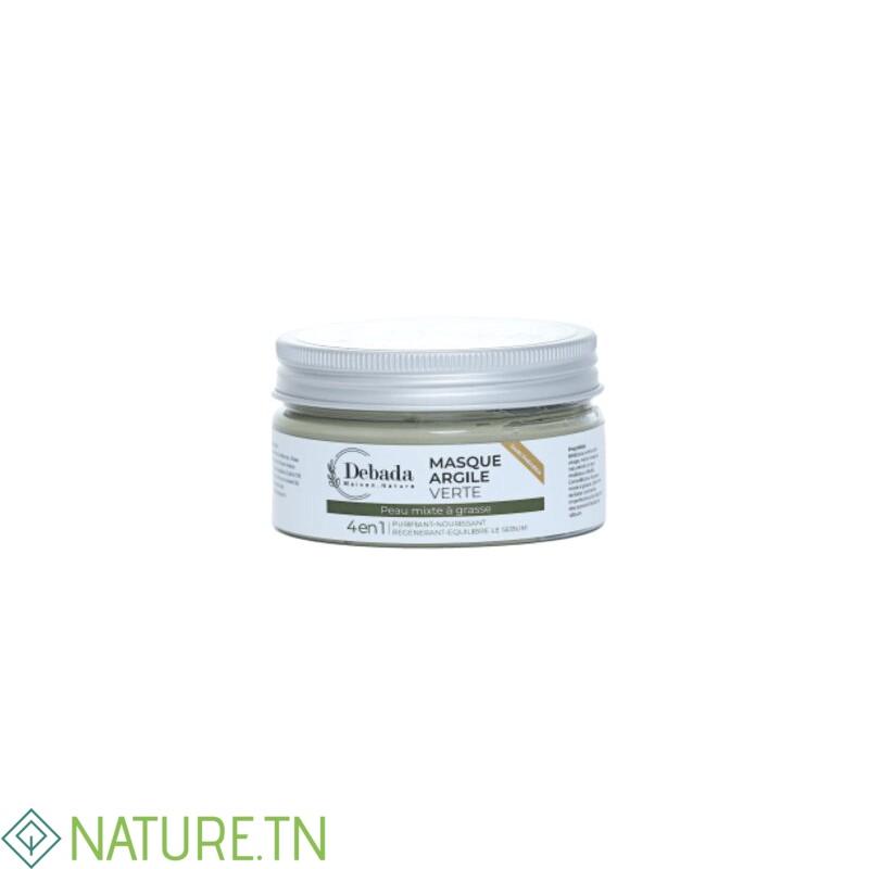 DEBADA MASQUE ARGILE VERTE PEAU MIXTE A GRASSE 100GR 3 DEBADA MASQUE ARGILE VERTE PEAU MIXTE A GRASSE 100GR