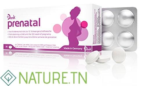 DENK PRENATAL COMPLEMENT ALIMENTAIRE POUR FEMMES ENCEINTES 30 COMPRIMES 2 DENK PRENATAL COMPLEMENT ALIMENTAIRE POUR FEMMES ENCEINTES 30 COMPRIMES 2
