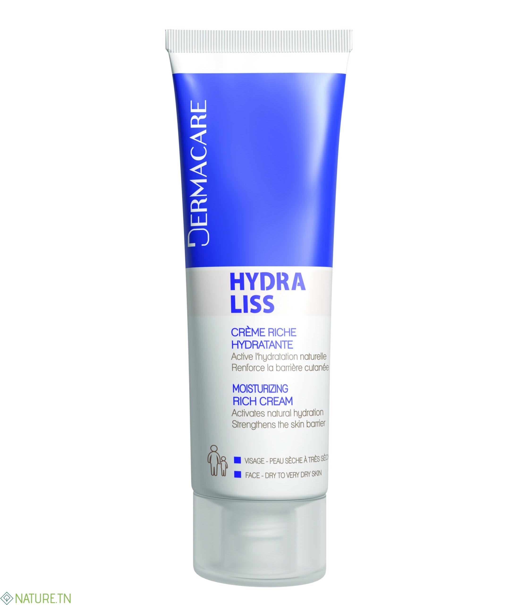 DERMACARE HYDRALISS CREME RICHE HYDRATANTE PEAUX SECHES A TRES SECHES 50 ML 3 DERMACARE HYDRALISS CREME RICHE HYDRATANTE PEAUX SECHES A TRES SECHES 50 ML