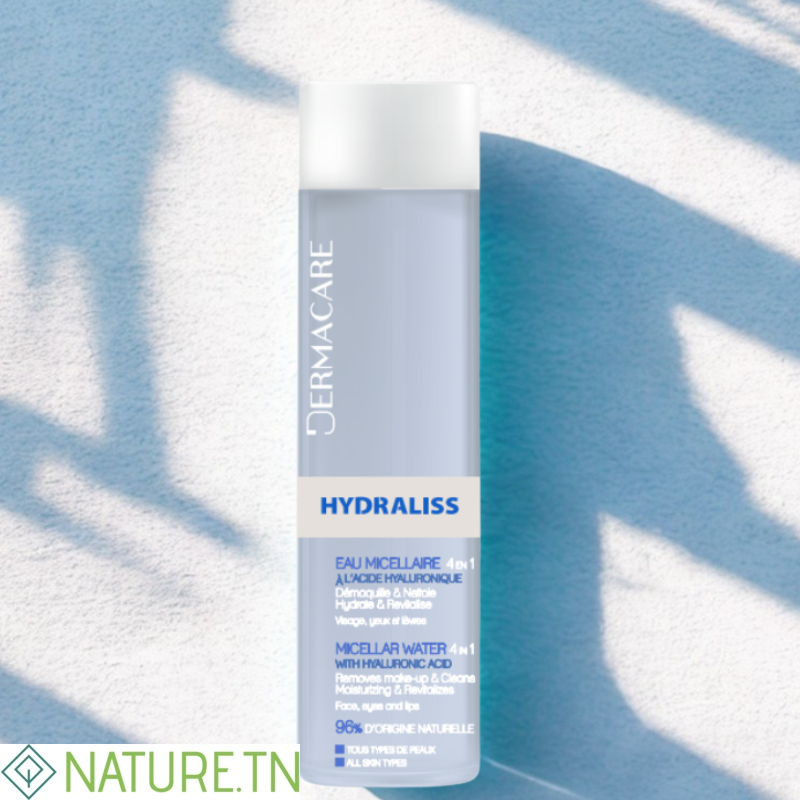 DERMACARE HYDRALISS EAU MICELLAIRE 4EN1 A L'ACIDE HYALURONIQUE 200ML 3 DERMACARE HYDRALISS EAU MICELLAIRE 4EN1 A L'ACIDE HYALURONIQUE 200ML