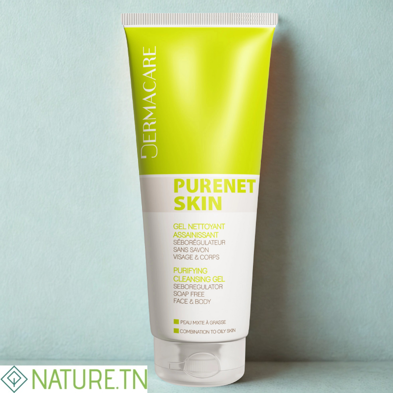 DERMACARE PURENET SKIN GEL NETTOYANT ASSAINISSANT 200ML 3 DERMACARE PURENET SKIN GEL NETTOYANT ASSAINISSANT 200ML