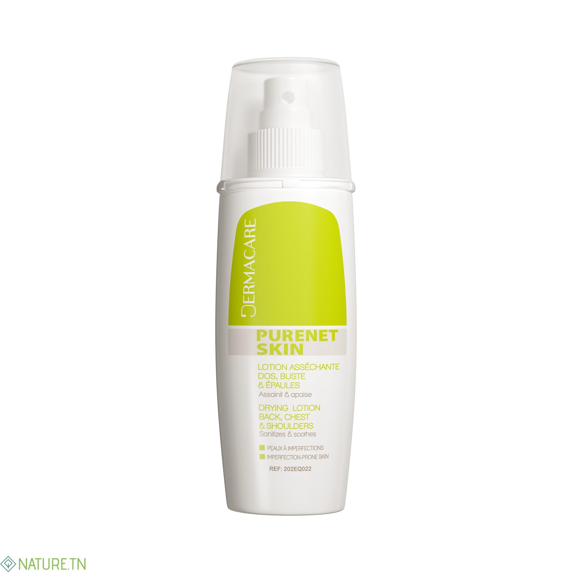 DERMACARE PURENET SKIN LOTION ASSECHANTE 100ML 3 DERMACARE PURENET SKIN LOTION ASSECHANTE 100ML