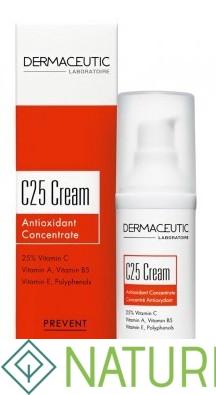 DERMACEUTIC CREAM C25 CONCENTRE ANTIOXYDANT 30ML 3 DERMACEUTIC CREAM C25 CONCENTRE ANTIOXYDANT 30ML