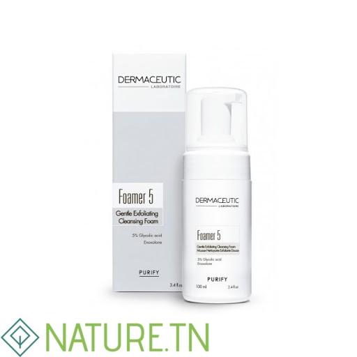 DERMACEUTIC FOAMER 5 MOUSSE NETTOYANTE EXFOLIANTE DOUCE 100ML 3 DERMACEUTIC FOAMER 5 MOUSSE NETTOYANTE EXFOLIANTE DOUCE 100ML