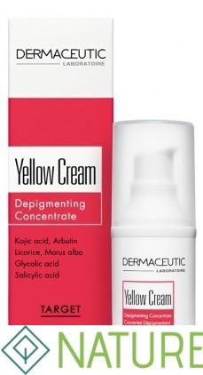 DERMACEUTIC YELLOW CREAM CONCENTRE DEPIGMENTANT 15ML 3 DERMACEUTIC YELLOW CREAM CONCENTRE DEPIGMENTANT 15ML