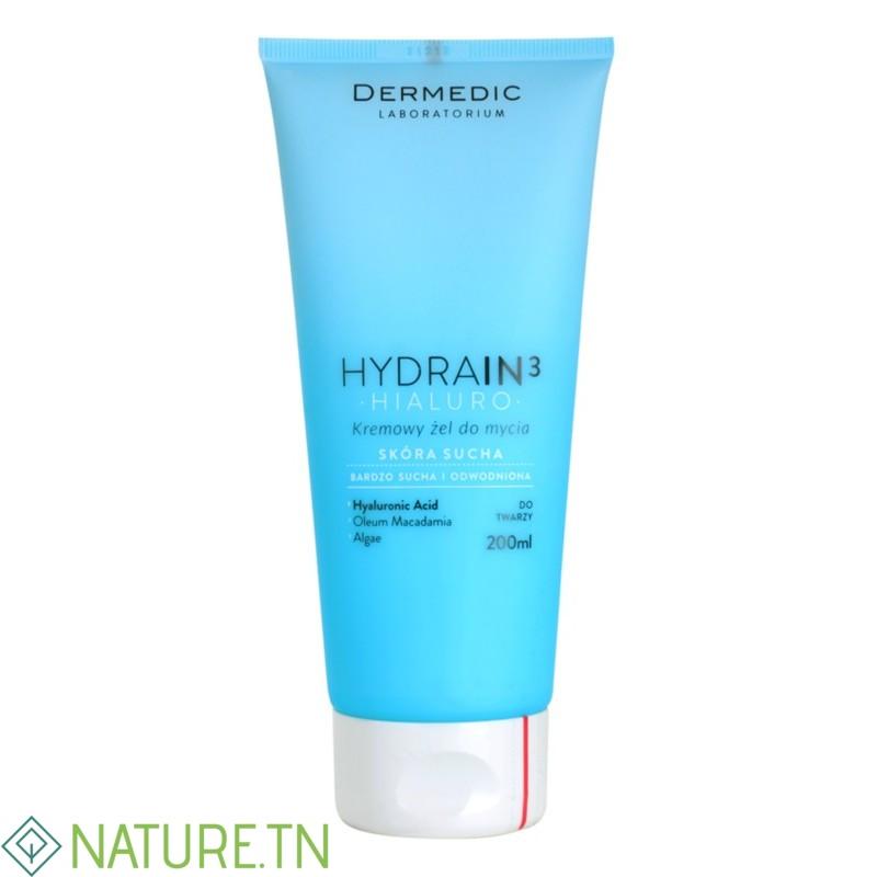 DERMEDIC HYDRAIN 3 HIALURO GEL NETTOYANT 200ML 2 DERMEDIC HYDRAIN 3 HIALURO GEL NETTOYANT 200ML 2