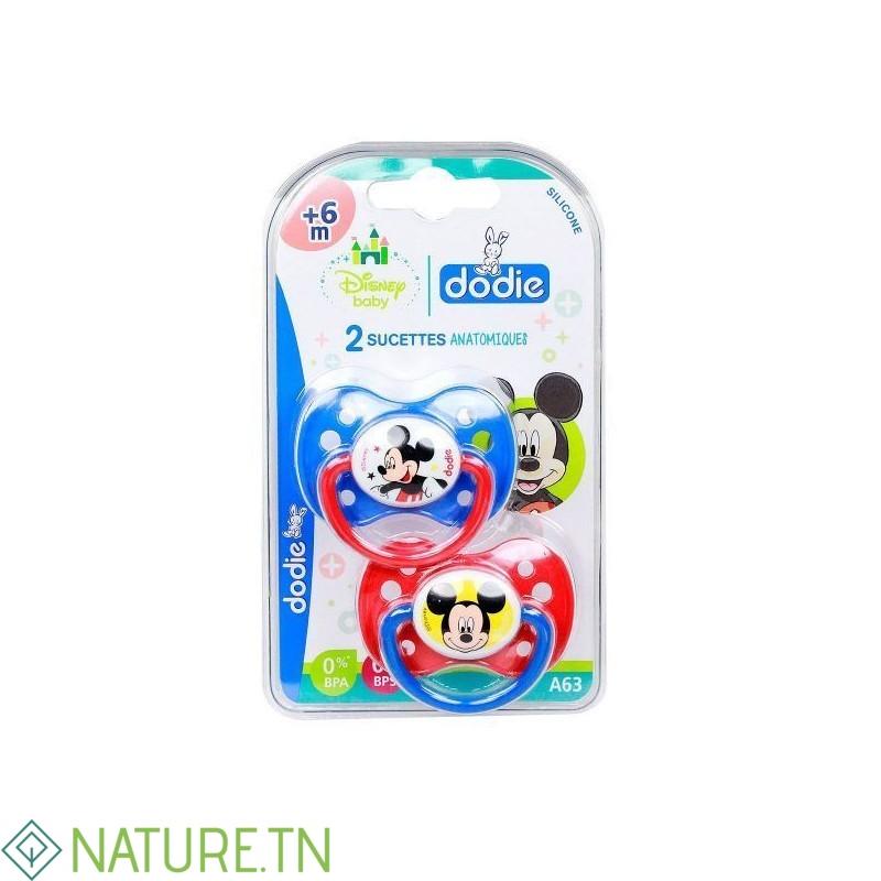 DODIE 2 SUCETTES ANATOMIQUES SILICONE 6 MOIS ET + 3 DODIE 2 SUCETTES ANATOMIQUES SILICONE 6 MOIS ET +