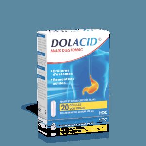 DOLACID MAUX D’ESTOMAC 20 GELULES