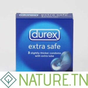 DUREX PRESERVATIF EXTRA SAFE BT 3