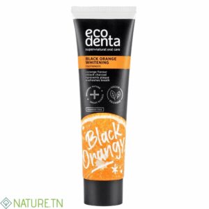 ECODENTA DENTIFRICE AU CHARBON ACTIF ET ORANGE 100ML