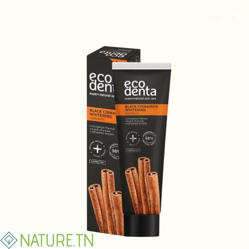 ECODENTA DENTIFRICE BLANCHISSANT A LA CANNELLE 100ML 3 ECODENTA DENTIFRICE BLANCHISSANT A LA CANNELLE 100ML