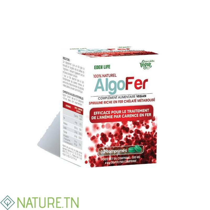 EDEN LIFE ALGO FER 30 COMPRIMES 1 EDEN LIFE ALGO FER 30 COMPRIMES 1