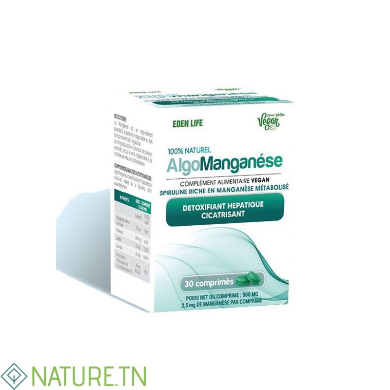 EDEN LIFE ALGO MANGANÉSE 30 COMPRIMÉS 1 EDEN LIFE ALGO MANGANÉSE 30 COMPRIMÉS 1