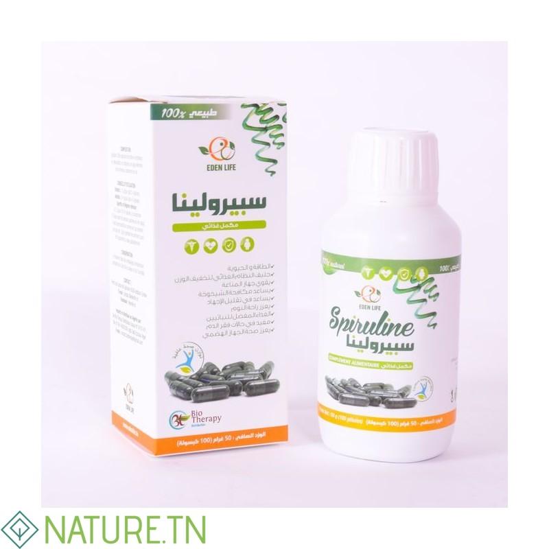 EDEN LIFE SPIRULINE 100 GELULES 2 EDEN LIFE SPIRULINE 100 GELULES 2