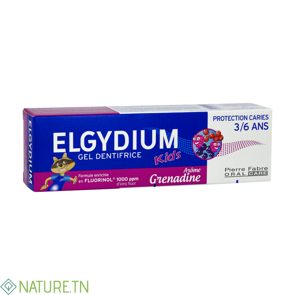 ELGYDIUM DENTIFRICE KIDS GRENADINE 50ML 3 ELGYDIUM DENTIFRICE KIDS GRENADINE 50ML