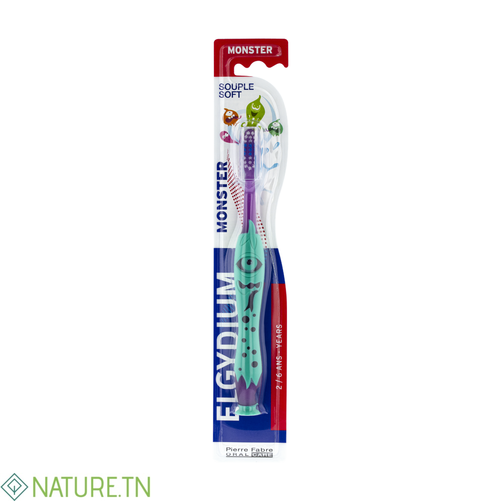 ELGYDIUM MONSTER KIDS BROSSE A DENTS SOUPLE 2/6 ANS 1 ELGYDIUM MONSTER KIDS BROSSE A DENTS SOUPLE 2/6 ANS 1