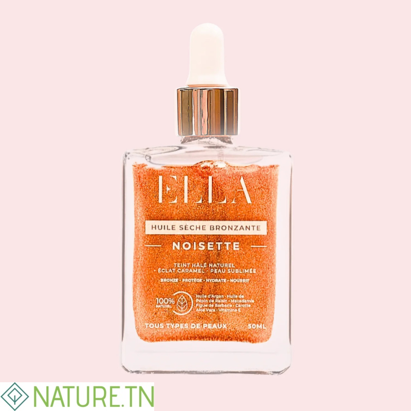 ELLA HUILE SECHE BRONZANTE ( ROSE GOLD / NOISETTE / DOREE ) 3 ELLA HUILE SECHE BRONZANTE ( ROSE GOLD / NOISETTE / DOREE )