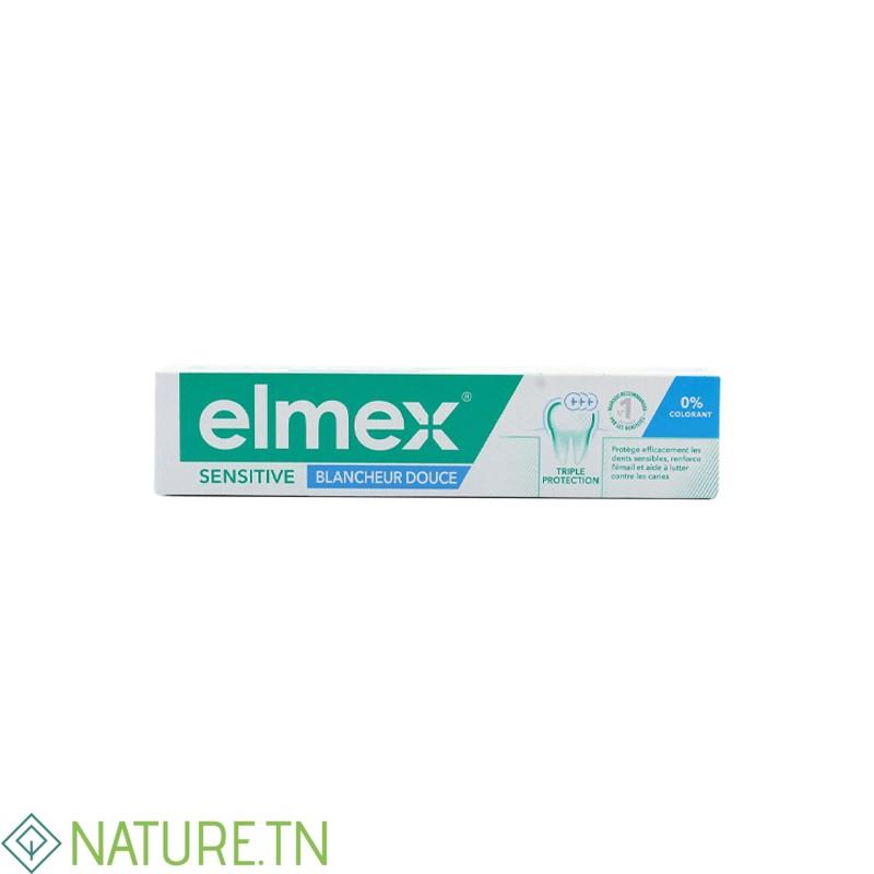 ELMEX DENTIFRICE SENSITIVE BLANCHEUR DOUCE 75ML 2 ELMEX DENTIFRICE SENSITIVE BLANCHEUR DOUCE 75ML 2