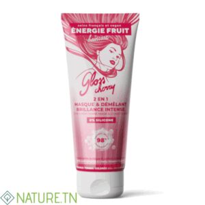 ENERGIE FRUIT MASQUE 2 EN 1 GLOSS CHERRY COMPLEXE ACIDE LACTIQUE & CERISIER 200ML