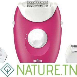 ÉPILATEUR SILK-EPIL 3 3-410 AVEC 3 ACCESSOIRES