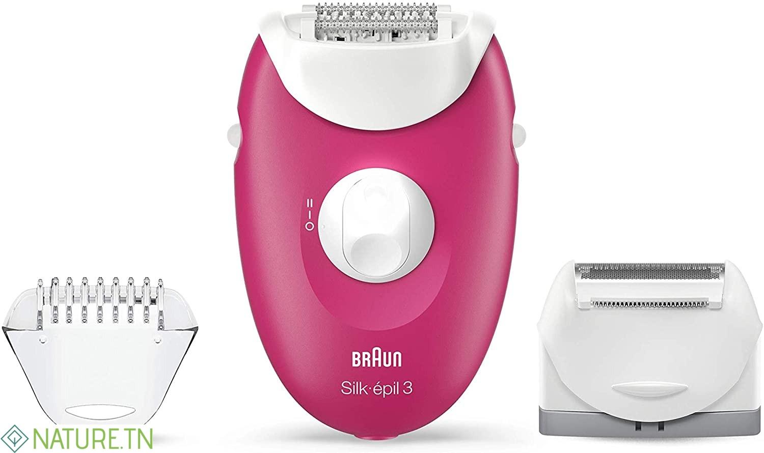 ÉPILATEUR SILK-EPIL 3 3-410 AVEC 3 ACCESSOIRES 1 ÉPILATEUR SILK-EPIL 3 3-410 AVEC 3 ACCESSOIRES 1