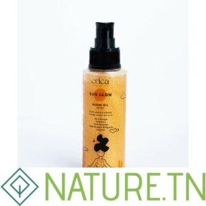 ERICA SUN GLOW HUILE SECHE PAILLETEE SPF30 100ML