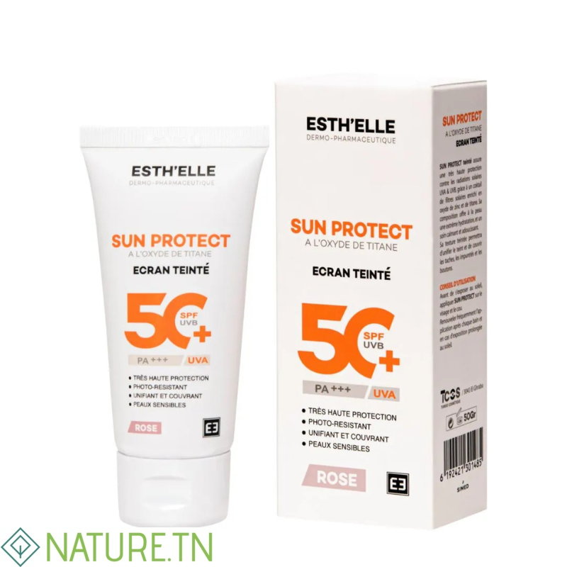 ESTHELLE SUN PROTECT ECRAN TEINTE ROSE SPF50+ 50GR 2 ESTHELLE SUN PROTECT ECRAN TEINTE ROSE SPF50+ 50GR 2
