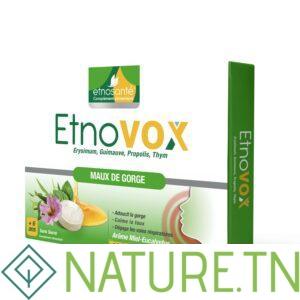 ETNOVOX MAUX DE GORGE MIEL EUCALYPTUS 16 COMPRIMES