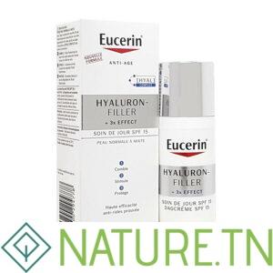 EUCERIN HYALURON-FILLER 3 EFFECT SOIN DE JOUR PEAUX NORMALES A MIXTES 50ML